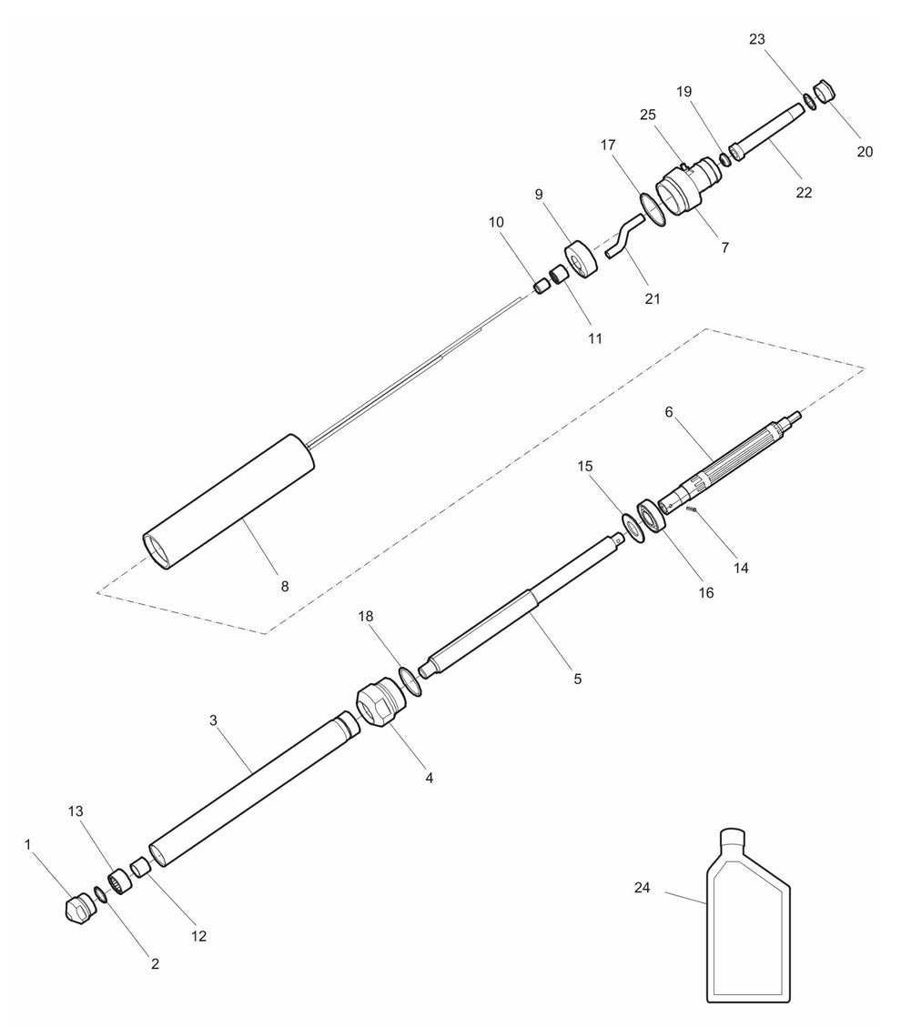 AX28E Vibrating element Assembly Parts by husqvarna