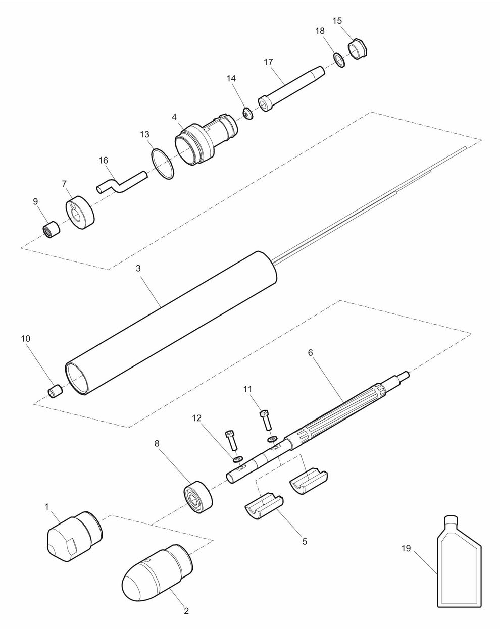 AX36 Vibrating element Assembly Parts by husqvarna