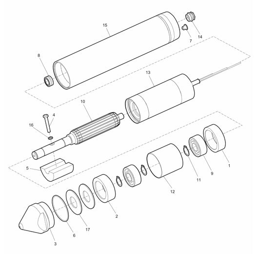 AX90 Vibrating element Assembly Parts by husqvarna