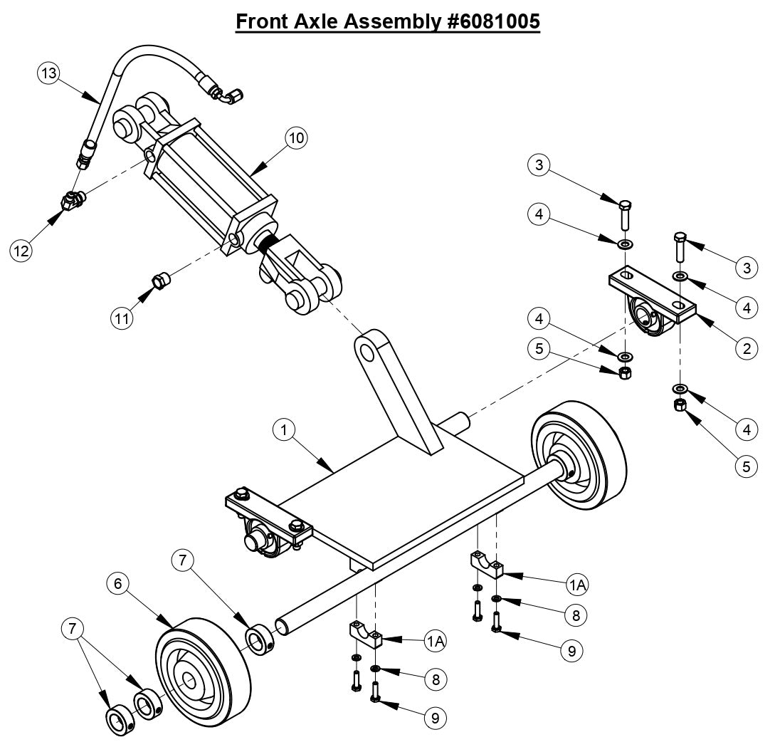 CG-1 Front Axle Assembly