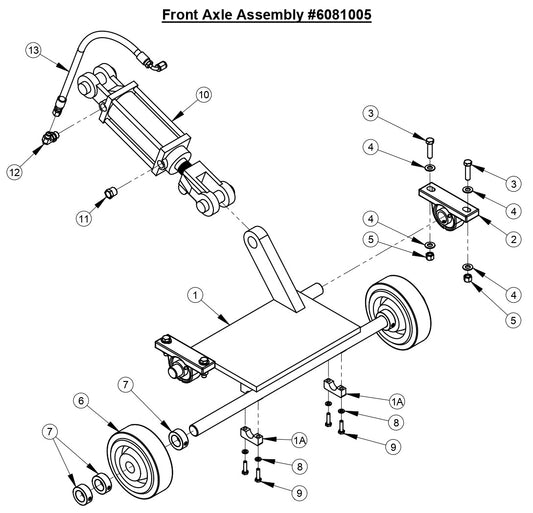 CG-1 Front Axle Assembly
