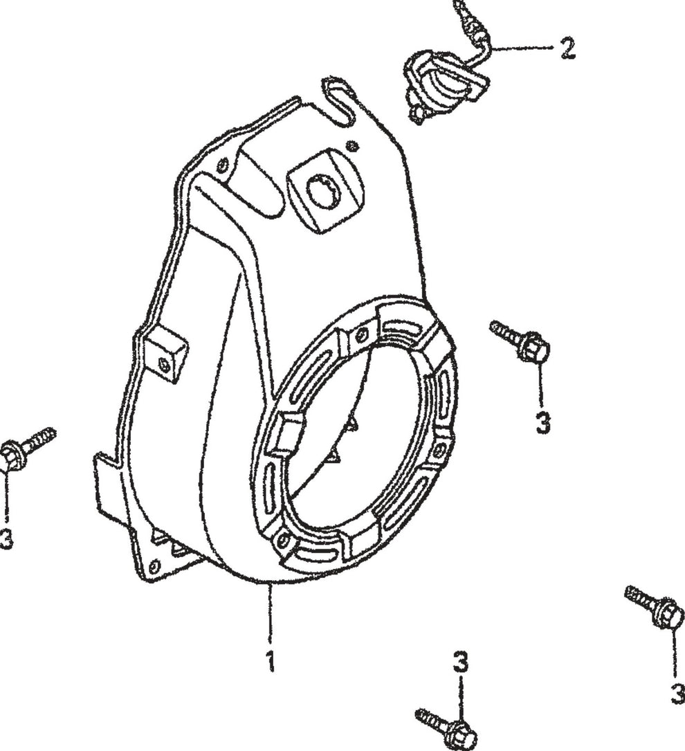 MT65HA Honda GX100KRBM Engine Fan Cover Assembly Parts