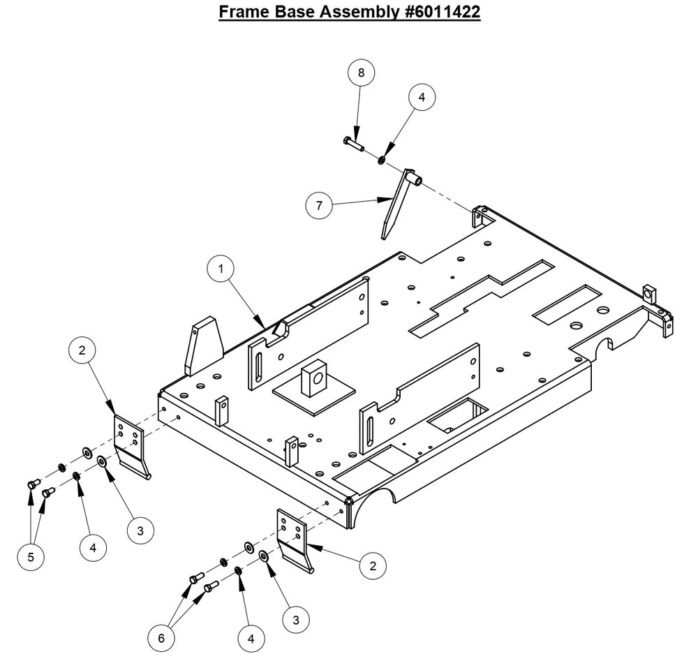 CC3535 Frame Base Assembly