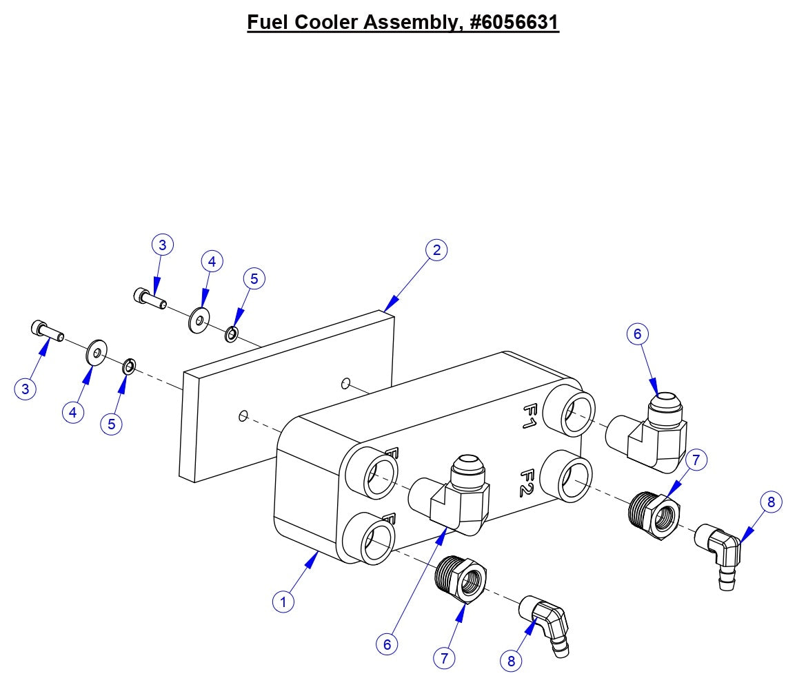 CC5555GK Fuel Cooler Assembly