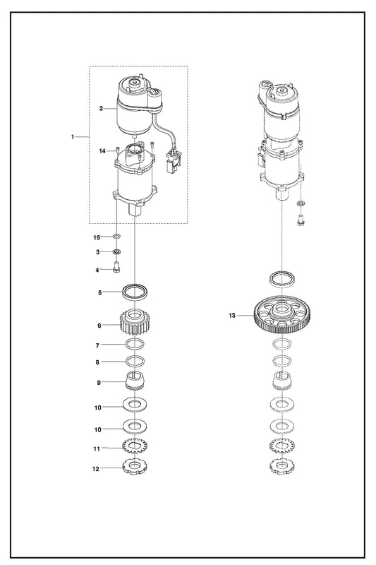 Feeding Motors Parts For WS 220 By Husqvarna