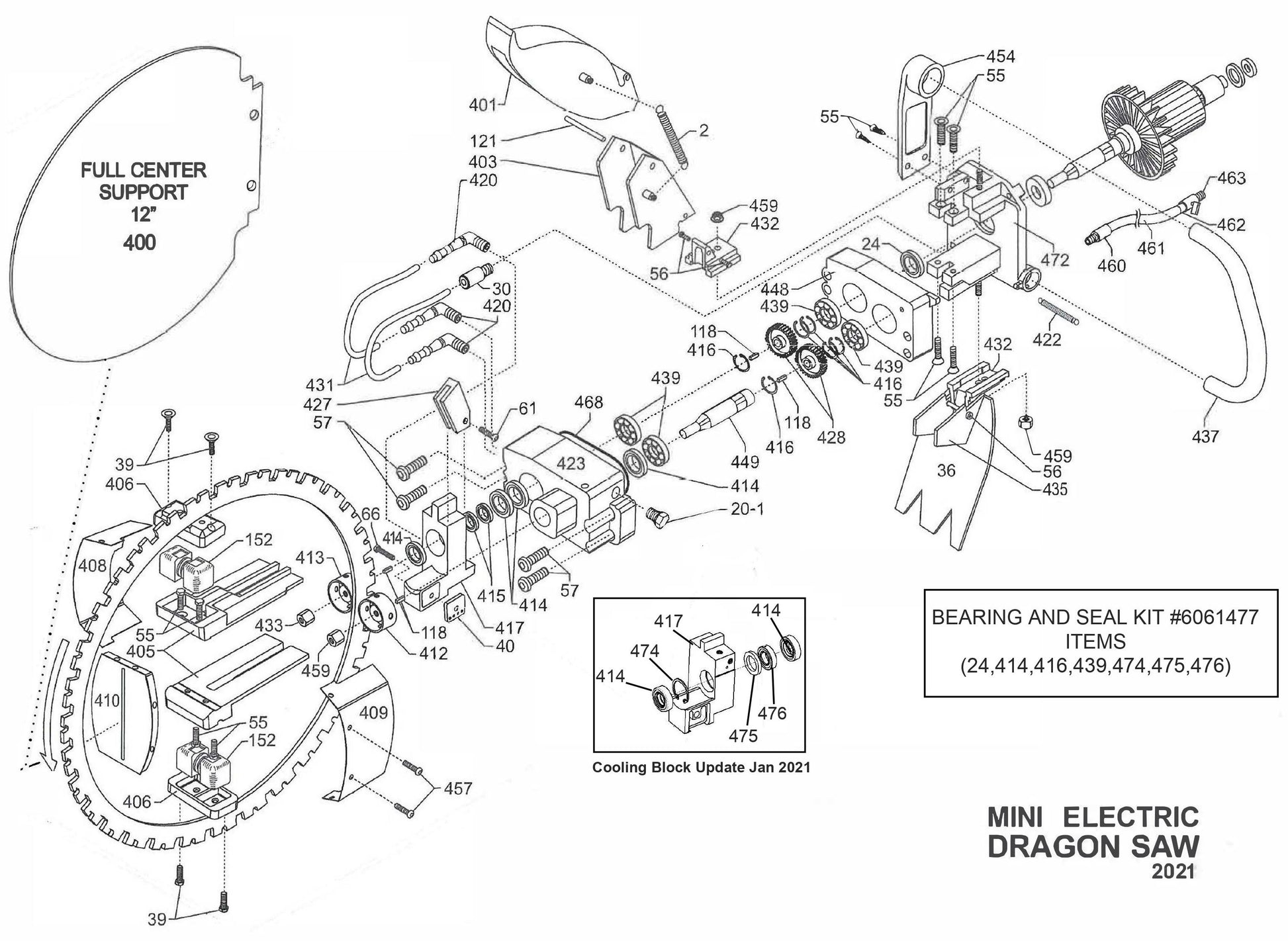 EMDS115 Mini Dragon Saw