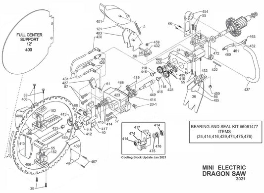 EMDS115 Mini Dragon Saw
