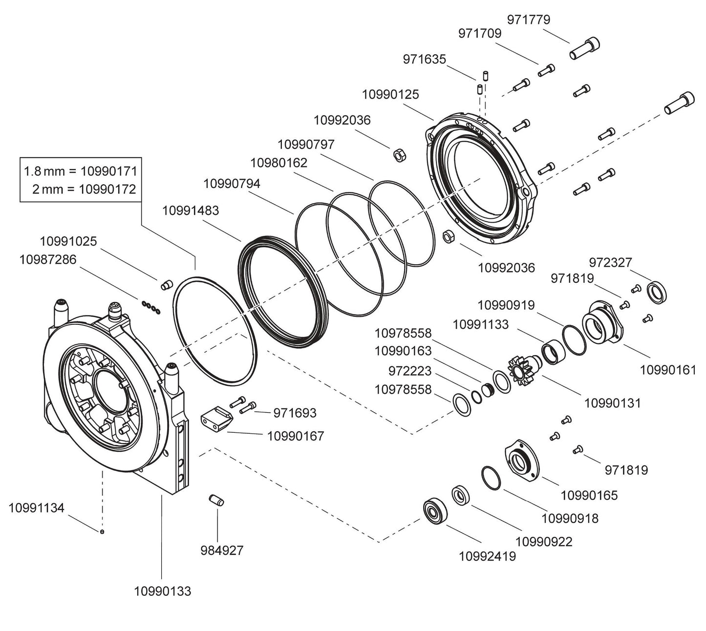 WSE2226 FIG(4) Core Cut Wall Saw Parts By Diamond Products