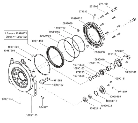 WSE2226 FIG(4) Core Cut Wall Saw Parts By Diamond Products