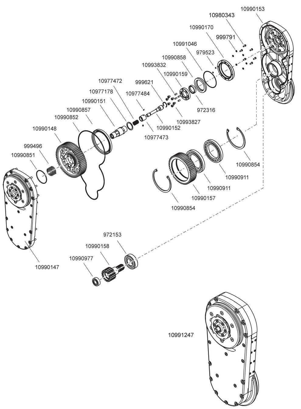 WSE2226 FIG(6) Core Cut Wall Saw Parts By Diamond Products