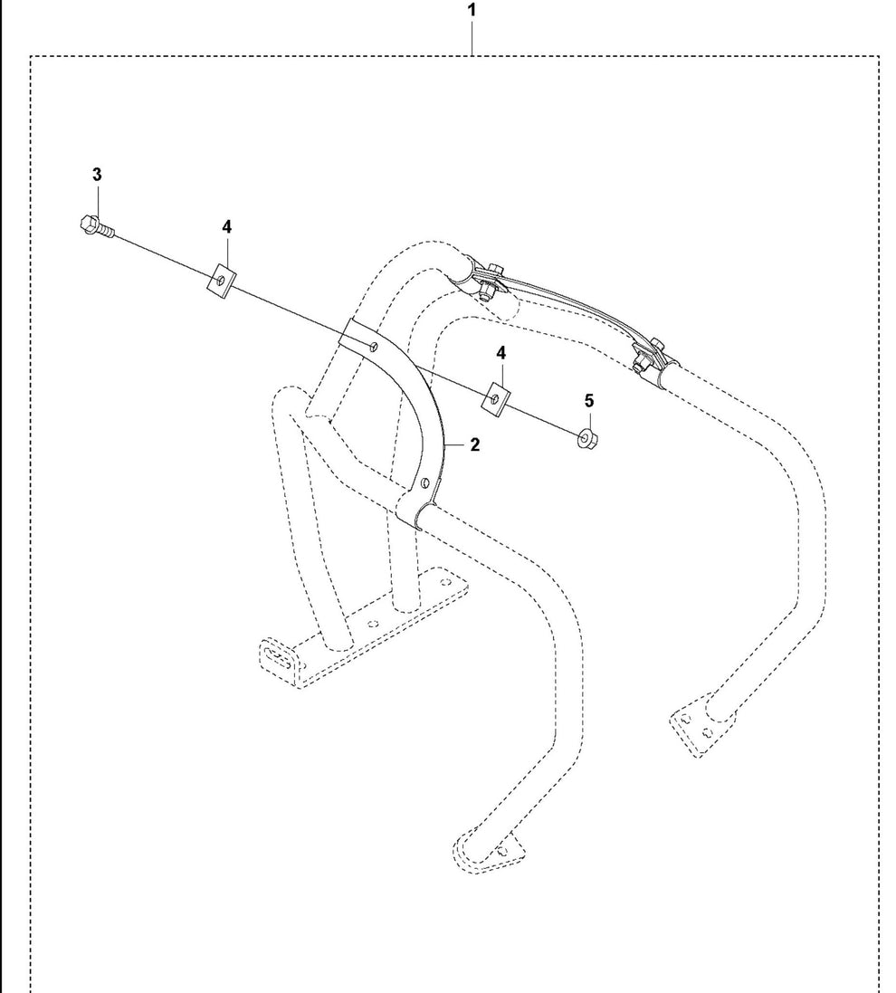 Fork Lifting Device Assembly Parts For LF80 LAT By Husqvarna