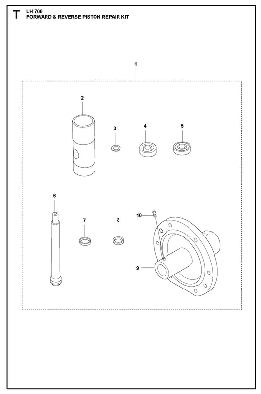 Forward and Reverse Piston Repair Kit Parts For LH 700 By Husqvarna