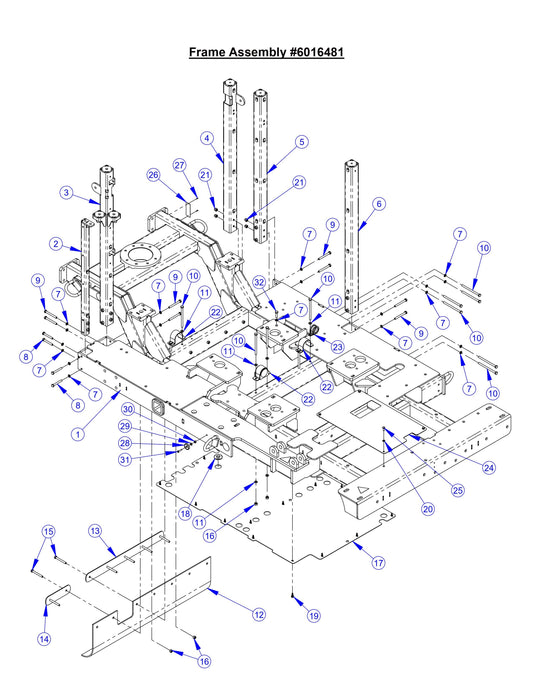 CC8574DD Frame Assembly