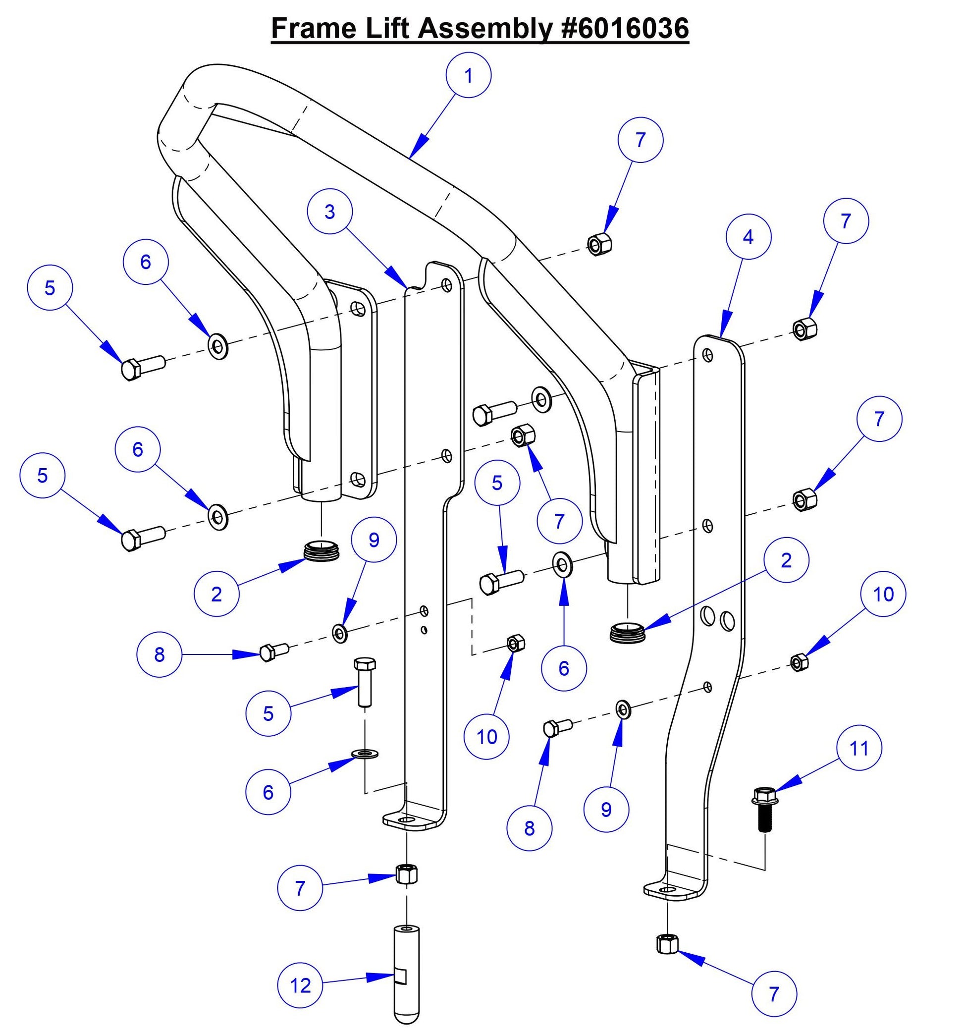 CC9074DK Frame Lift Assembly 
