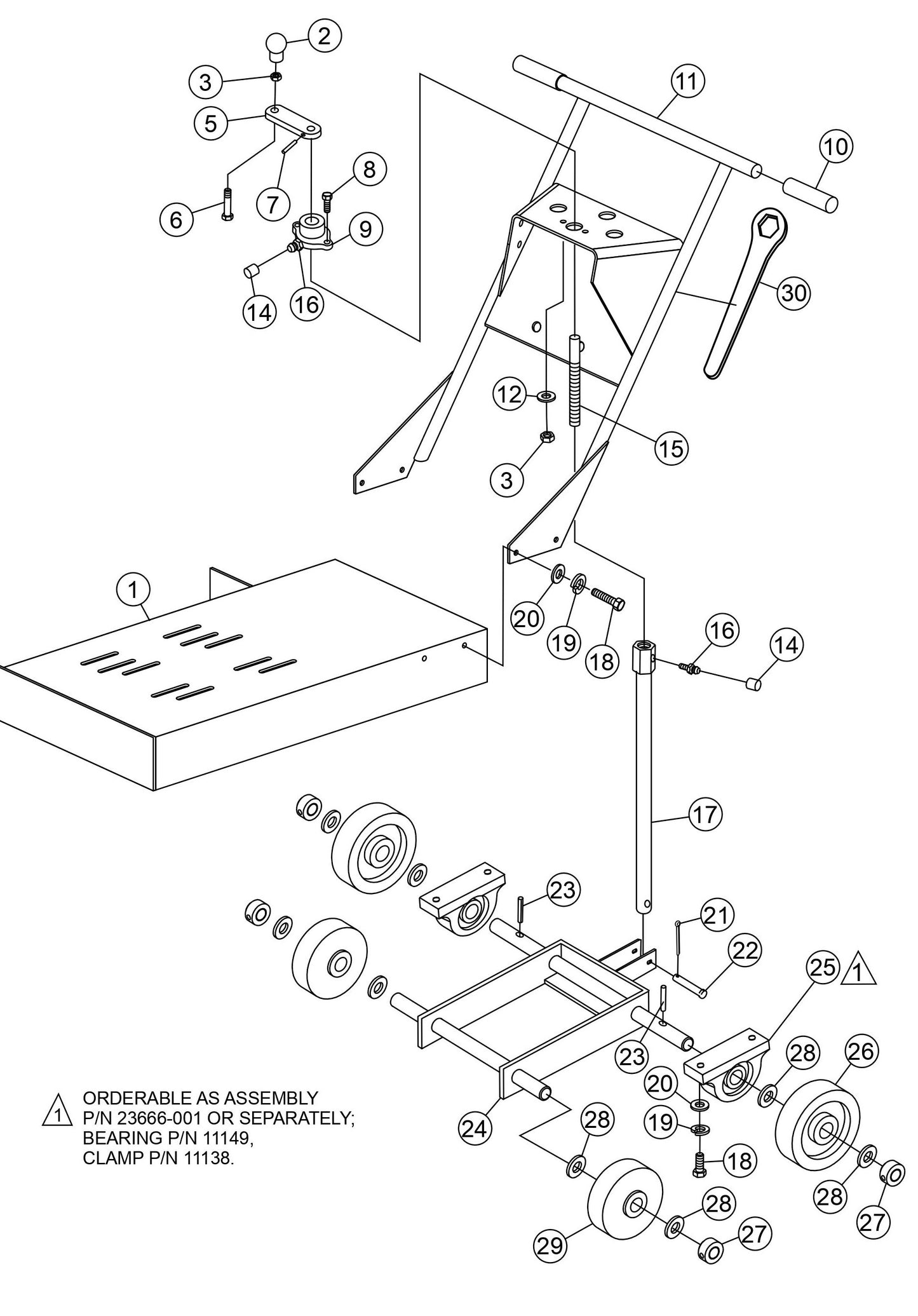 SP1E16A Frame / Undercarriage Assembly Parts