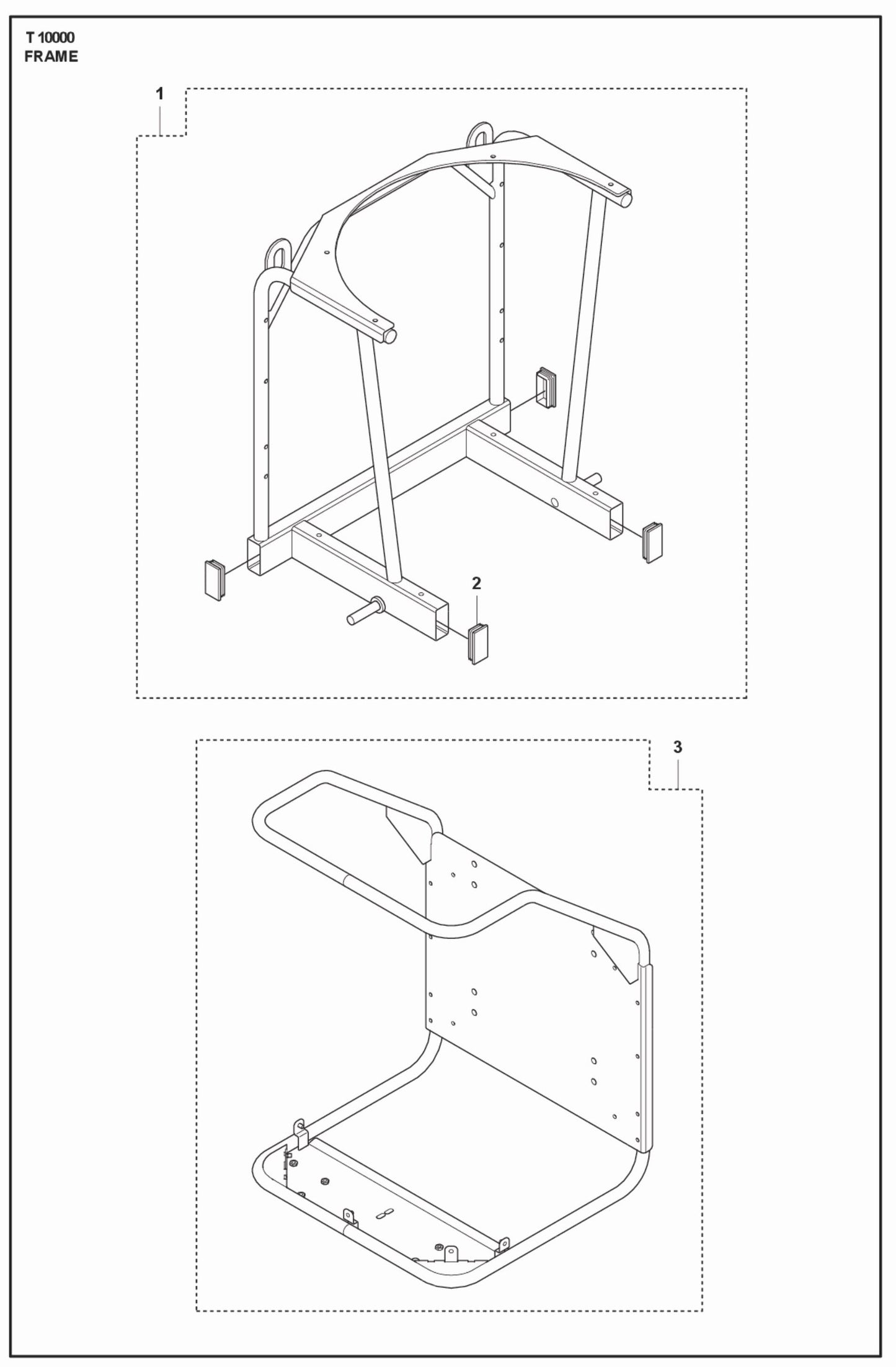 Frame Parts For T 10000 Dust Extractor By Husqvarna