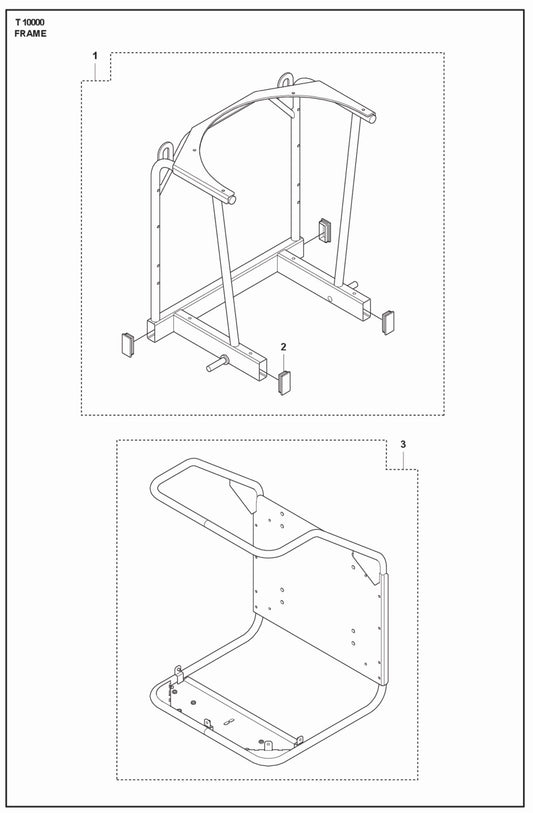 Frame Parts For T 10000 Dust Extractor By Husqvarna