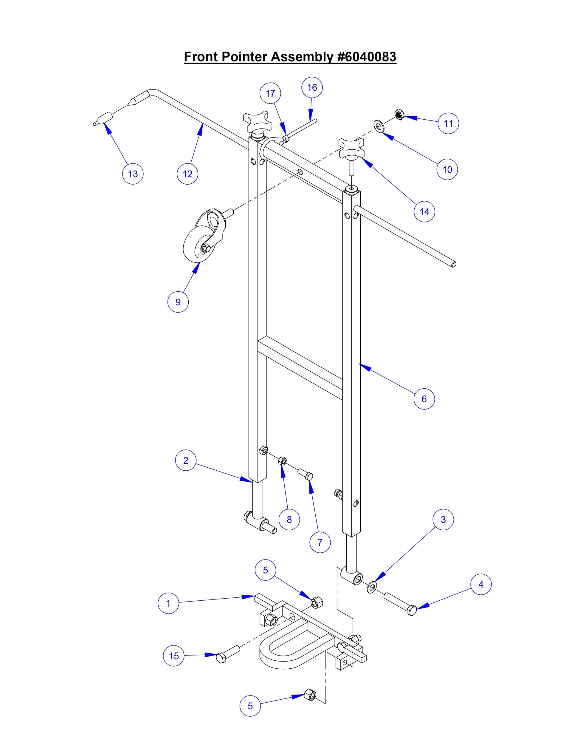 CC8574DD Front Pointer Assembly