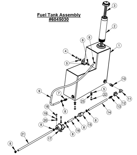 CC4144D Fuel Tank Assembly
