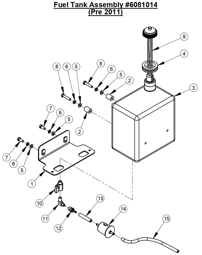 CG-1 Fuel Tank Assembly 