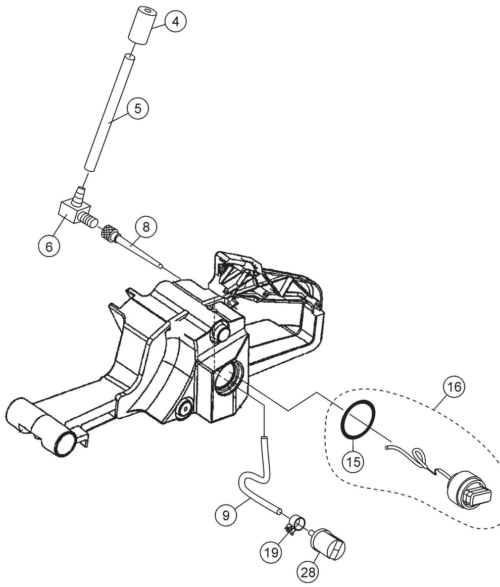 HS81A Fuel Tank Assembly Parts