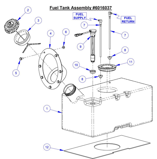 CC9074DK Fuel Tank Assembly 