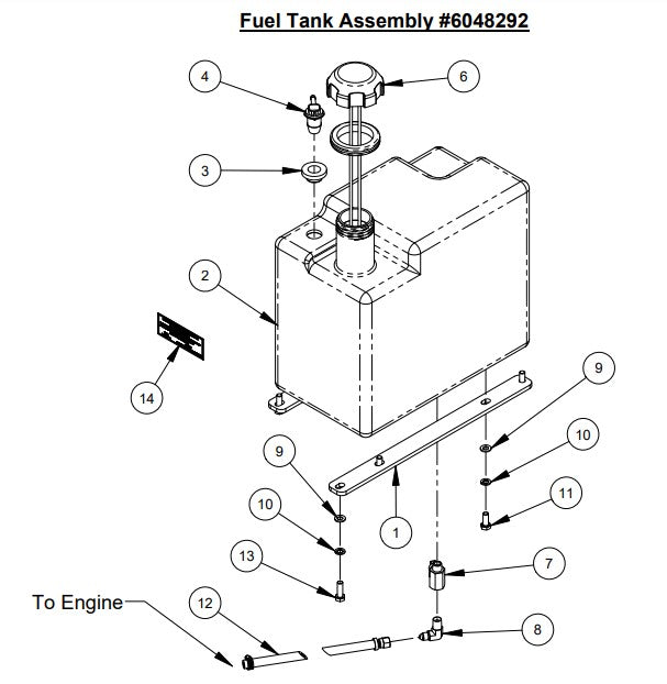 CC2500 Fuel Tank Assembly Parts By Diamond Products