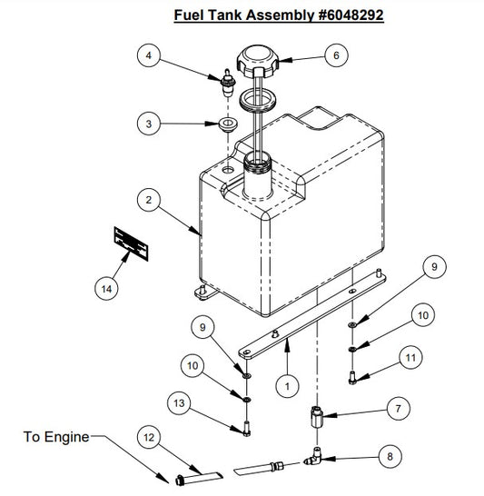 CC2500 Fuel Tank Assembly Parts By Diamond Products