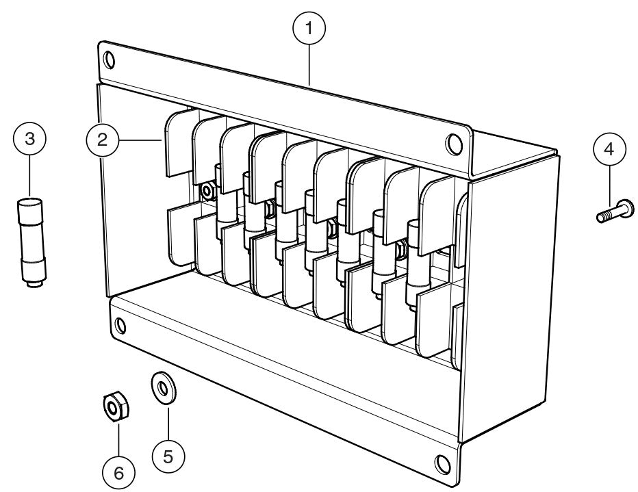 Fuse Block Assembly Parts For MLT25 Light Tower By Multiquip
