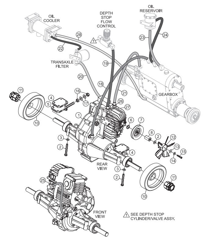 Drive Assembly Parts-SP6457 DEUTZ 57 HP DIESEL ENGINE