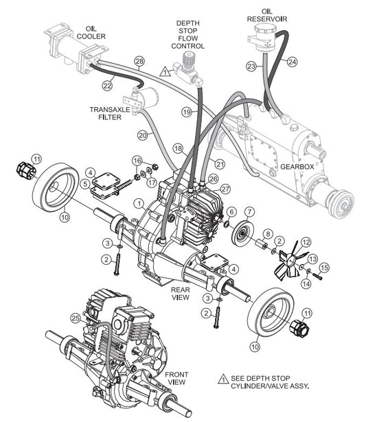 Drive Assembly Parts-SP6457 DEUTZ 57 HP DIESEL ENGINE
