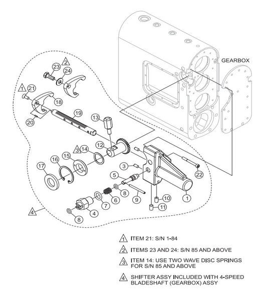 Shifter Assembly Parts-SP6457 DEUTZ 57 HP DIESEL ENGINE