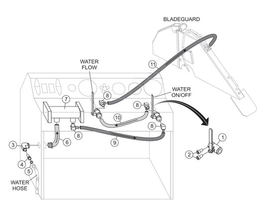 Water System Assembly Parts-SP6457 DEUTZ 57 HP DIESEL ENGINE