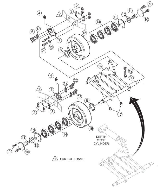 Front Axle Assembly Parts-SP6457 DEUTZ 57 HP DIESEL ENGINE