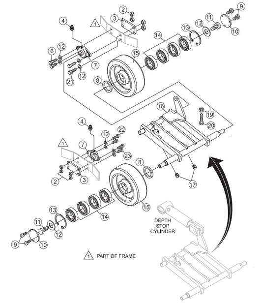Front Axle Assembly Parts-SP6457 DEUTZ 57 HP DIESEL ENGINE