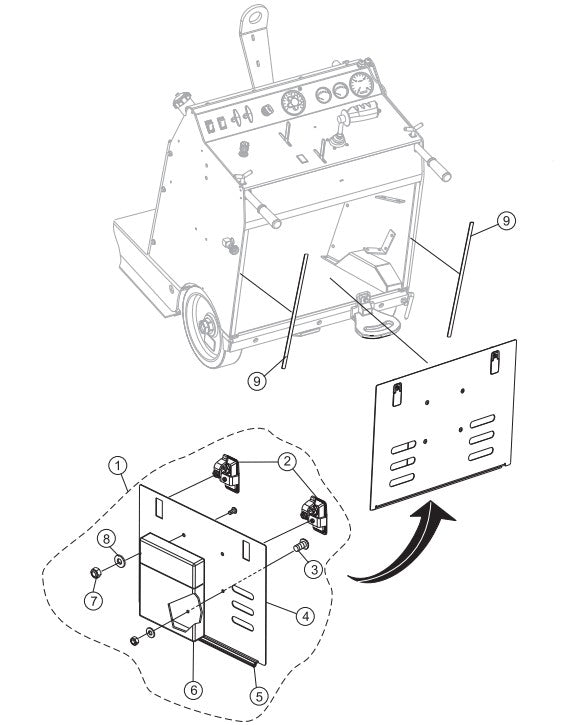 Access Panel Assembly Parts-SP6457 DEUTZ 57 HP DIESEL ENGINE