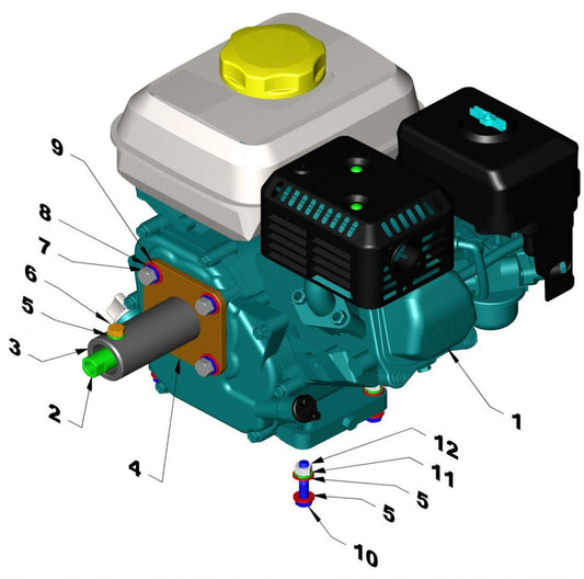 PRO-1200 Gas Engine Power Unit Parts By Northrock