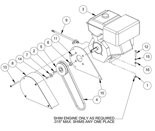 GPR135 Gasoline Engine Assembly Reversible Plate Compactor Parts By MBW