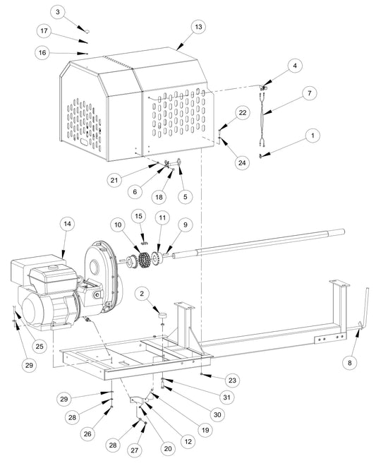 MM120 Gearbox Drivetrain Assembly Parts By MBW