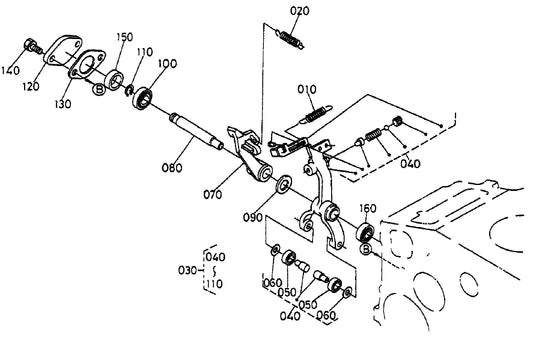 Governor Assembly Parts for KD1800-KD6 Light Towers by Multiquip