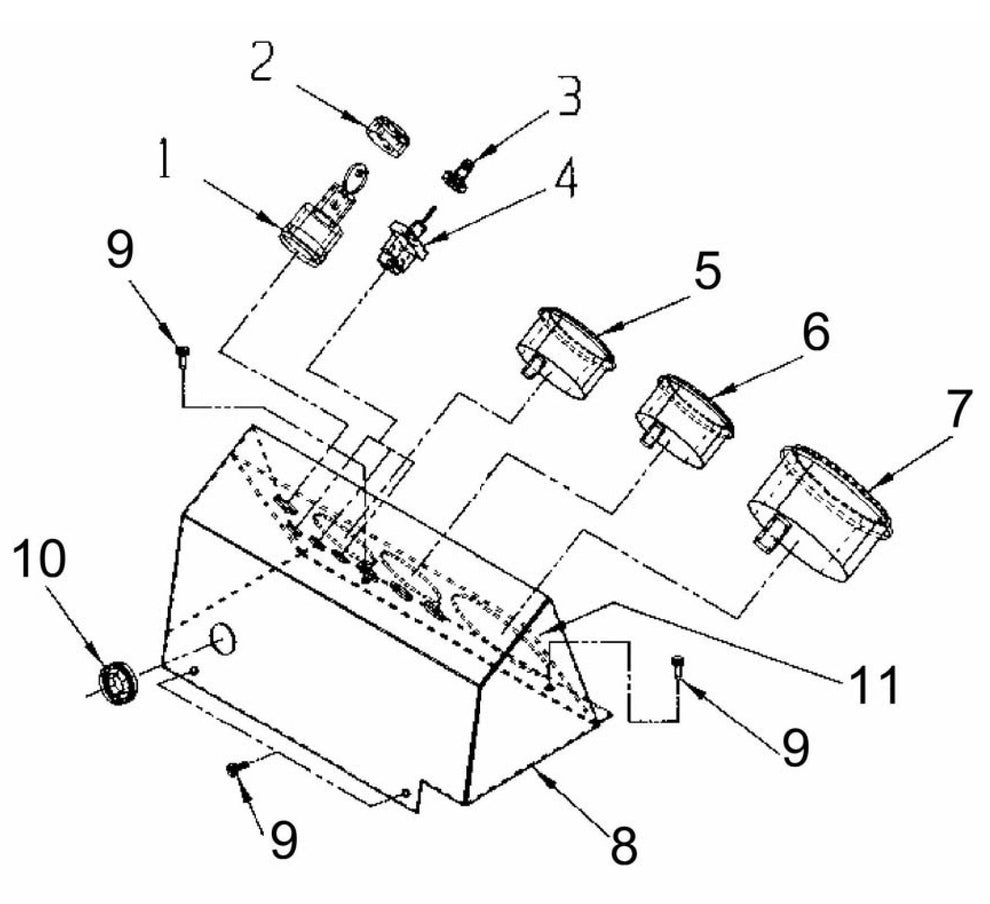 C65B Guage Panel Group Parts By Norton Clippers