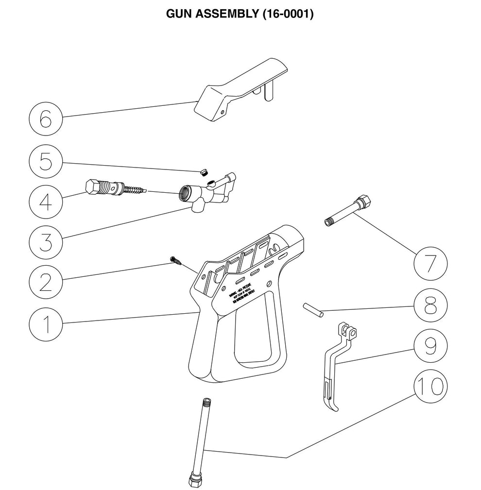 3004-0ME1 CW  Gun Assembly