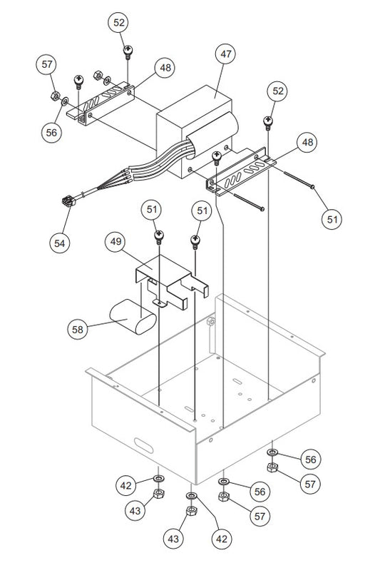 Ballast Box Assembly Parts-GB113BC MQ SERIES GENERATORS