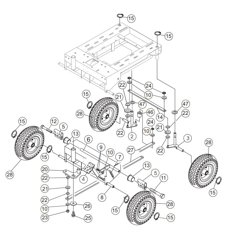 Steering Assembly Parts-GB113BC MQ SERIES GENERATORS