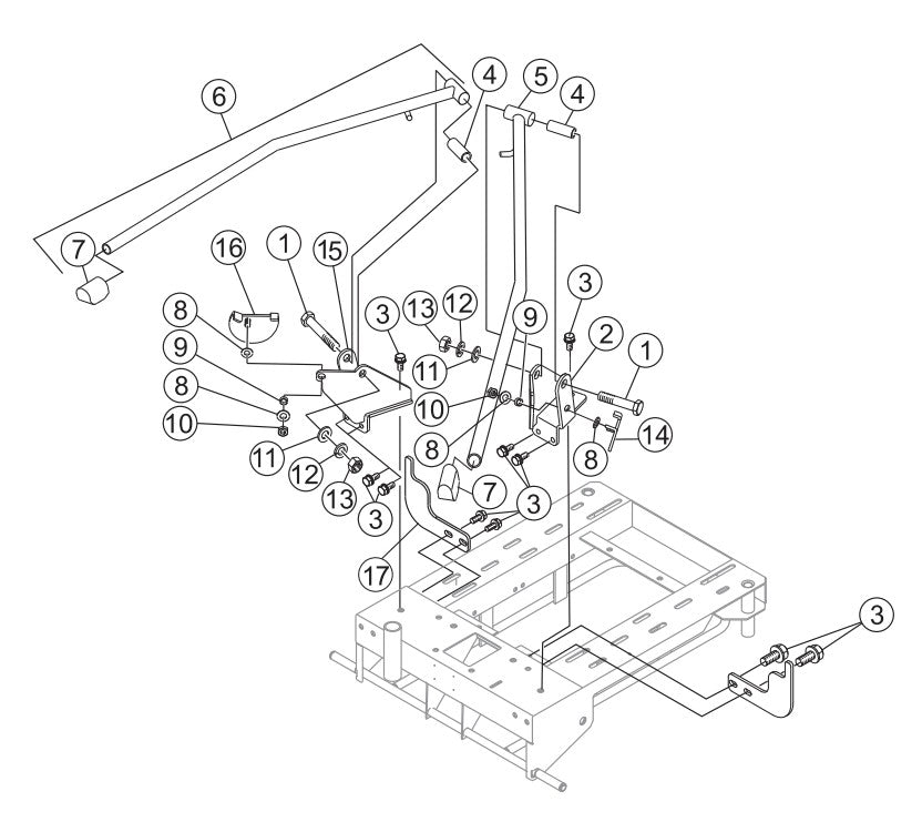 Outrigger Assembly Parts-GB113BC MQ SERIES GENERATORS