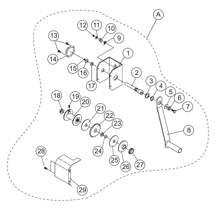 Winch Assembly Parts-GB113BC MQ SERIES GENERATORS