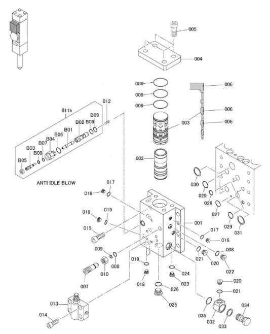 Valve Parts for Fx800QtV