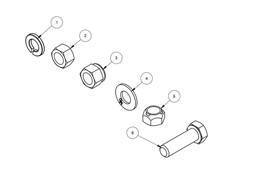 PRO424E Handle Kit Assembly Parts By Allen Engineering
