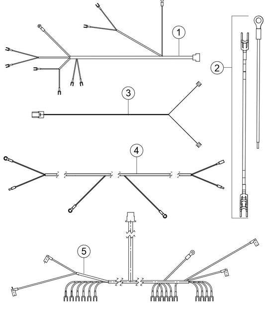 Harness  Assembly Parts For LT6K5 Light Tower By Multiquip 