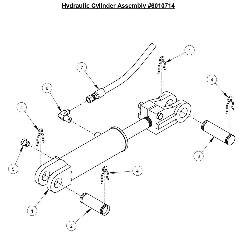 CC3535 Hydraulic Cylinder Assembly